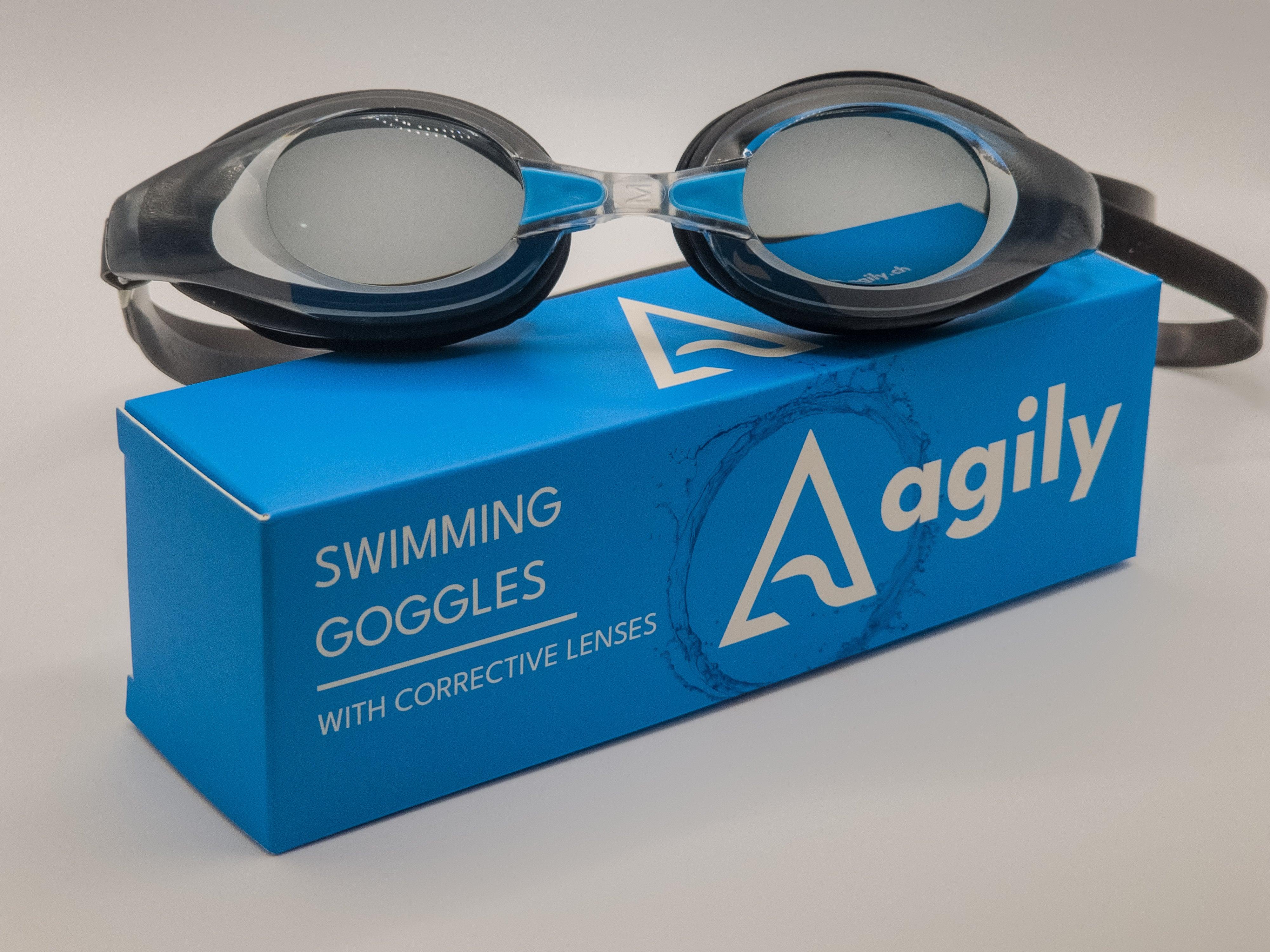 Mirrored prescription swim goggles online